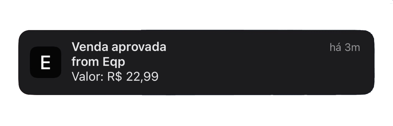 Alertas inteligentes de recebíveis